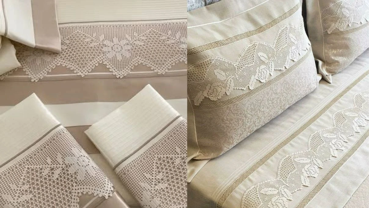 Çeyizlerin yeni trendi ince iğne oya örgüsü 2026! Havlu, pike ve nevresim kenarlarına