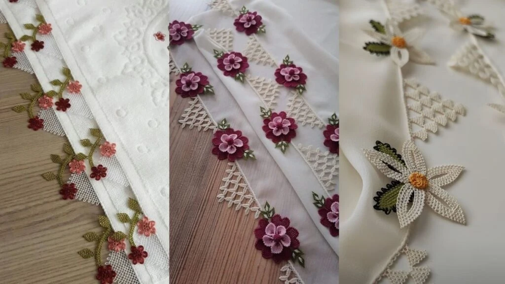 Çeyizlerin yeni trendi ince iğne oya örgüsü 2026! Havlu, pike ve nevresim kenarlarına