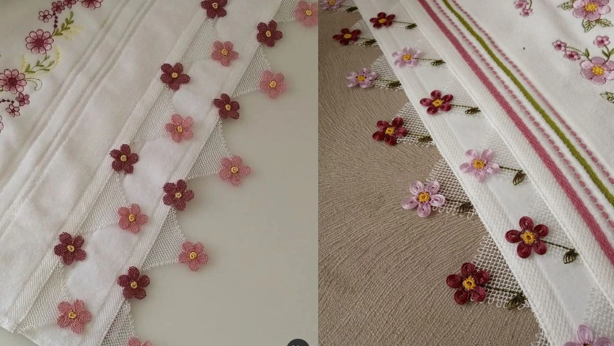 Çeyizlerin yeni trendi ince iğne oya örgüsü 2026! Havlu, pike ve nevresim kenarlarına