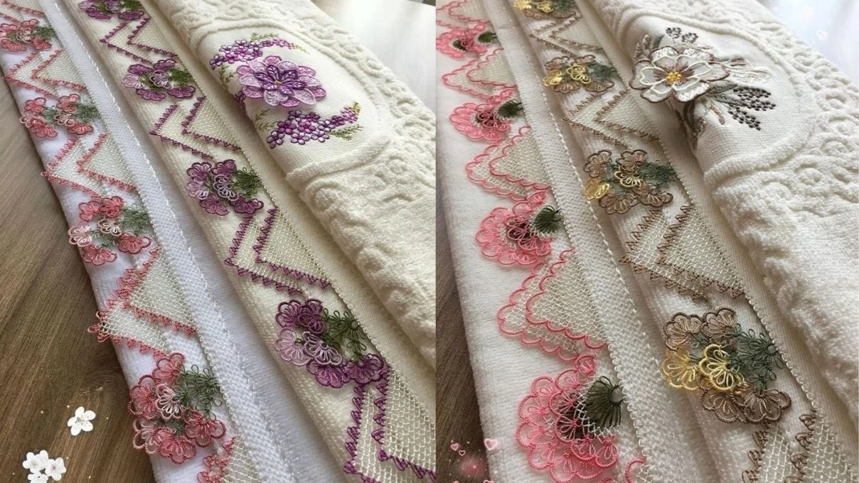 Çeyizlerin yeni trendi ince iğne oya örgüsü 2026! Havlu, pike ve nevresim kenarlarına