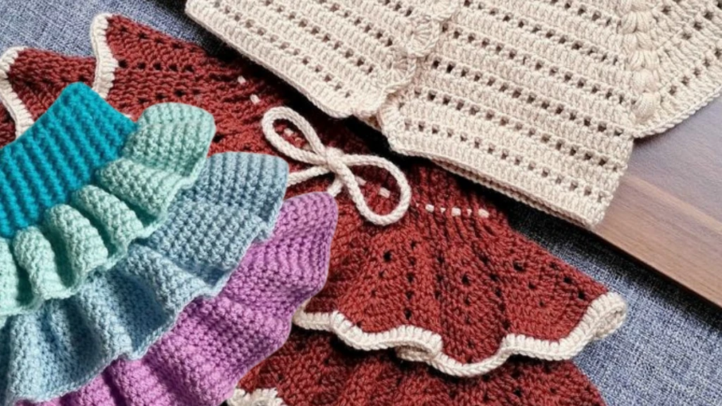 İnce ipten fırfır örgü modelleri