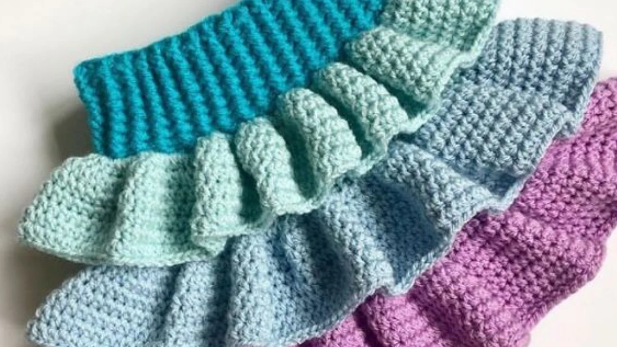 İnce ipten fırfır örgü modelleri çıkarma 2026! 6 orgu 4 1