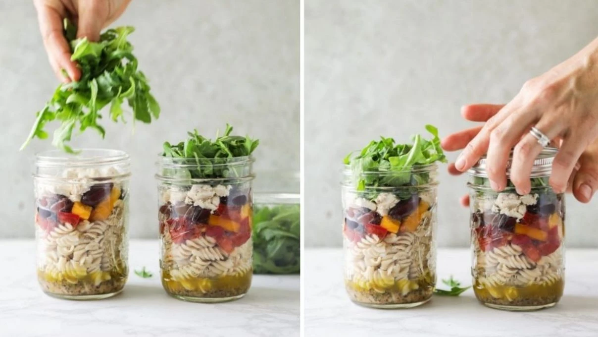 Kavanozda yapılan en lezzetli tavuklu makarna!