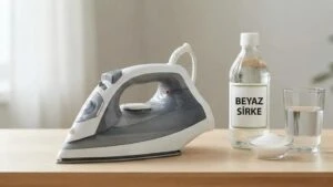 Ütüdeki su haznesine biraz sirke ekleyin!