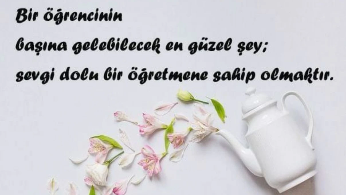Kadın öğretmenlere atılacak en güzel öğretmenler günü mesajı 2025! Resimli sevgi dolu mesajlar