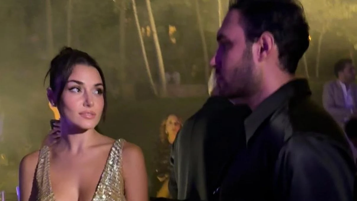 Hakan Sabancı aşka geldi! Hande Erçel poz verdi