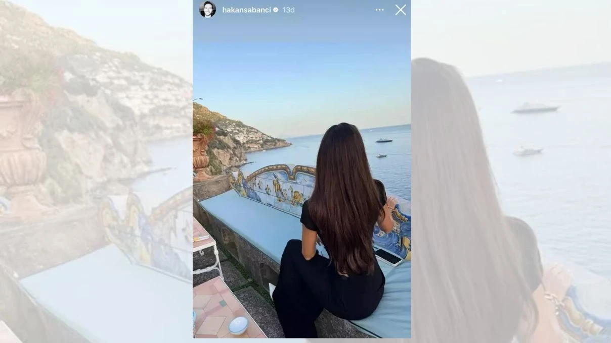 Hakan Sabancı aşka geldi! Hande Erçel poz verdi