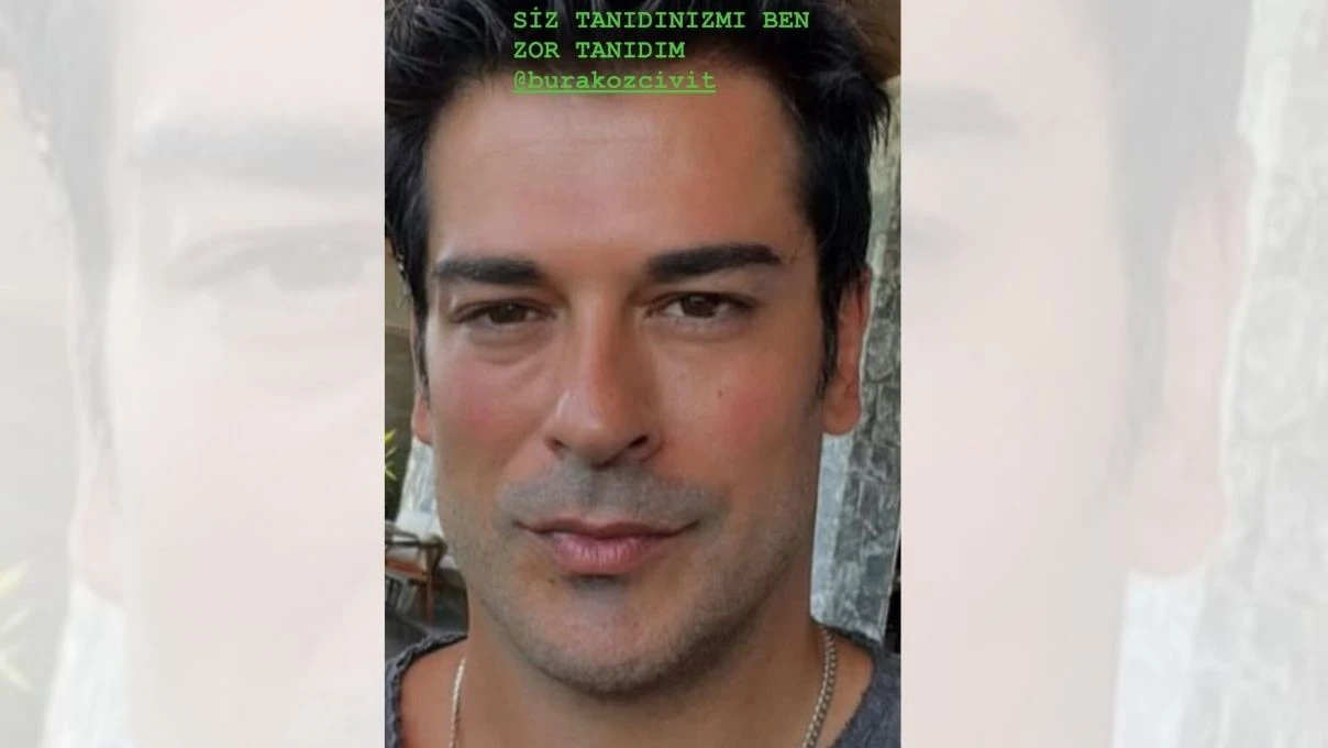 Banu Alkan Burak Özçivit’i tanıyamadı! Ünlü oyuncunun yeni tarzı olay oldu