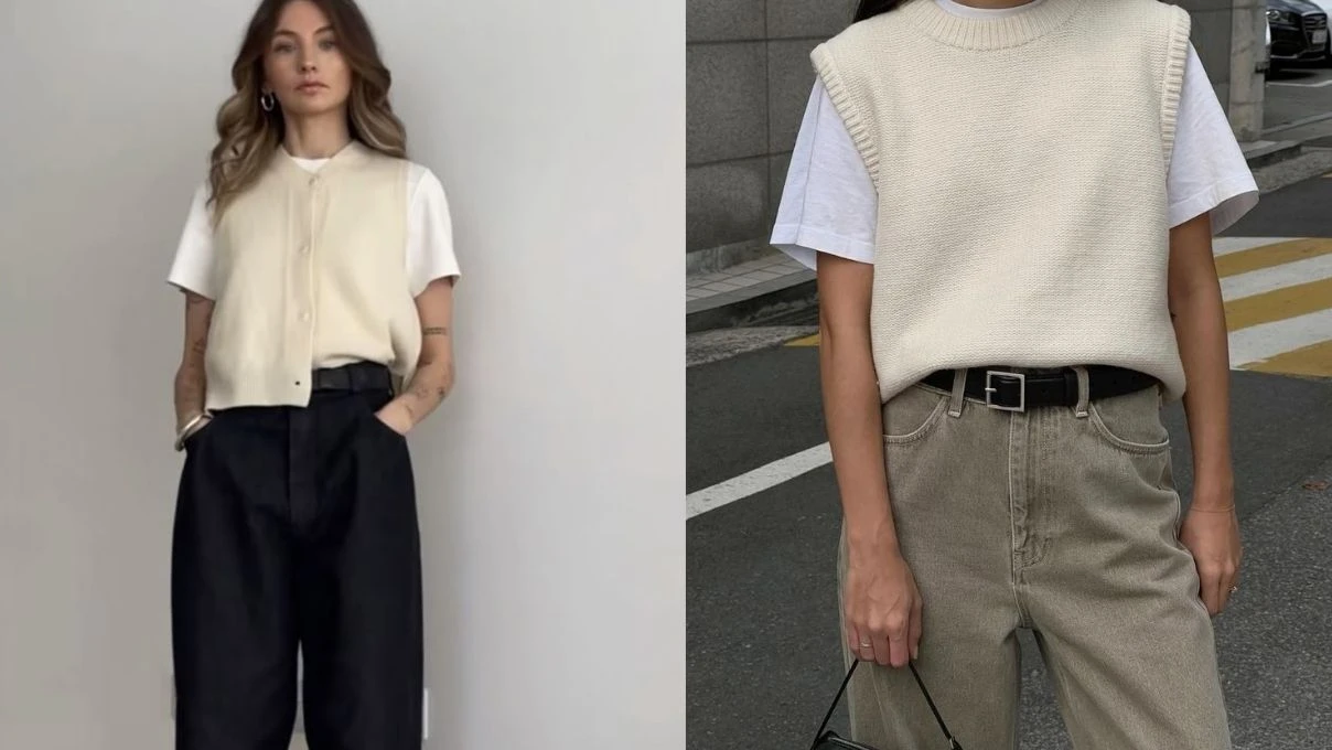 Minimalist şıklık: Bu örgü süveter modeli sonbaharın yeni gözdesi