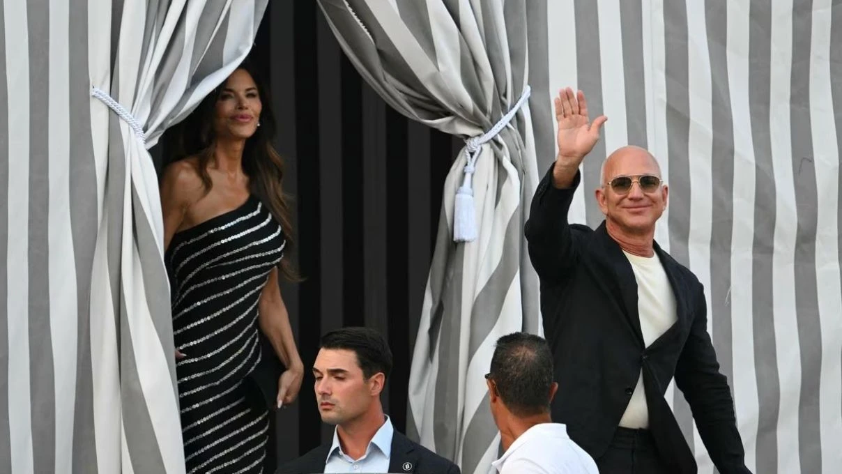 Jeff Bezos ve Lauren Sanchez düğününe ünlü akımı! Ünlü milyarderin düğünü Venedik’te 