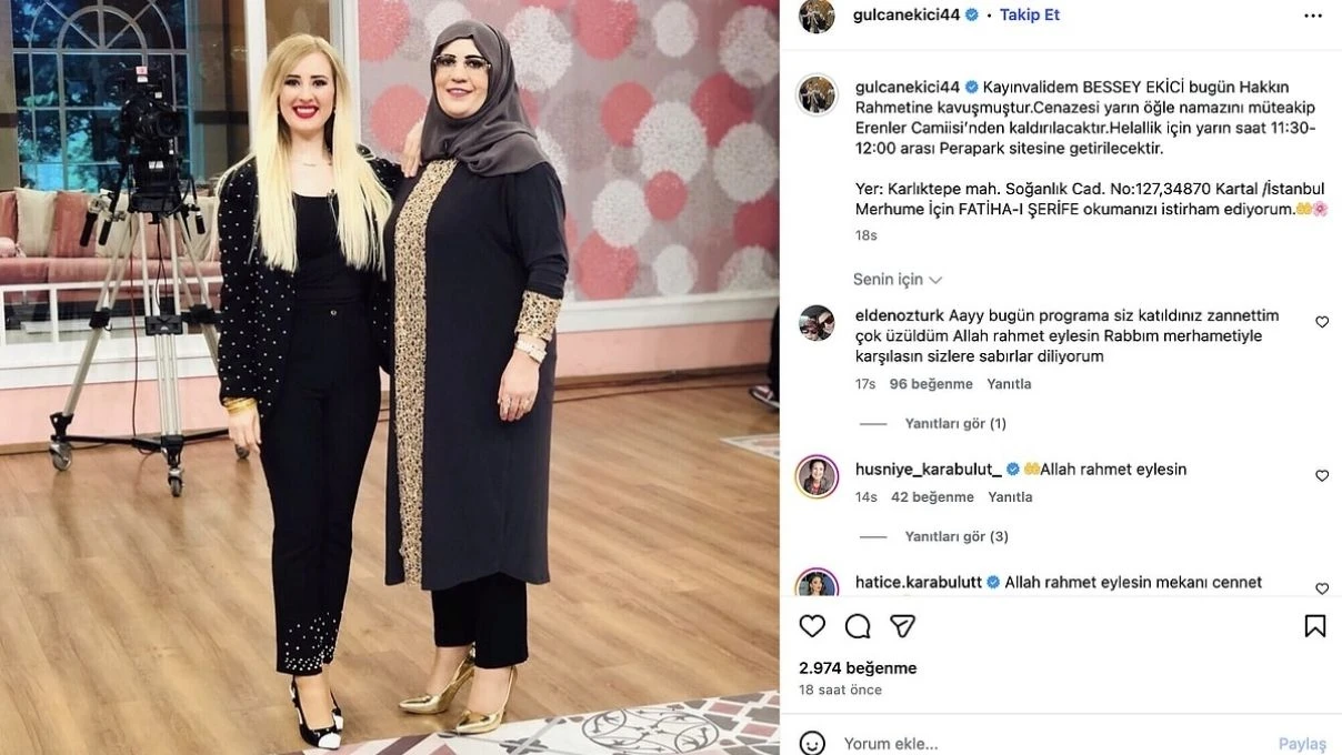 Gelinim Mutfakta yarışmasının fenomen kayınvalidesi Besime Ekici’den acı haber! 5 Gelinim Mutfakta yarışmasının fenomen kayınvalidesi Besime Ekici’den acı haber!