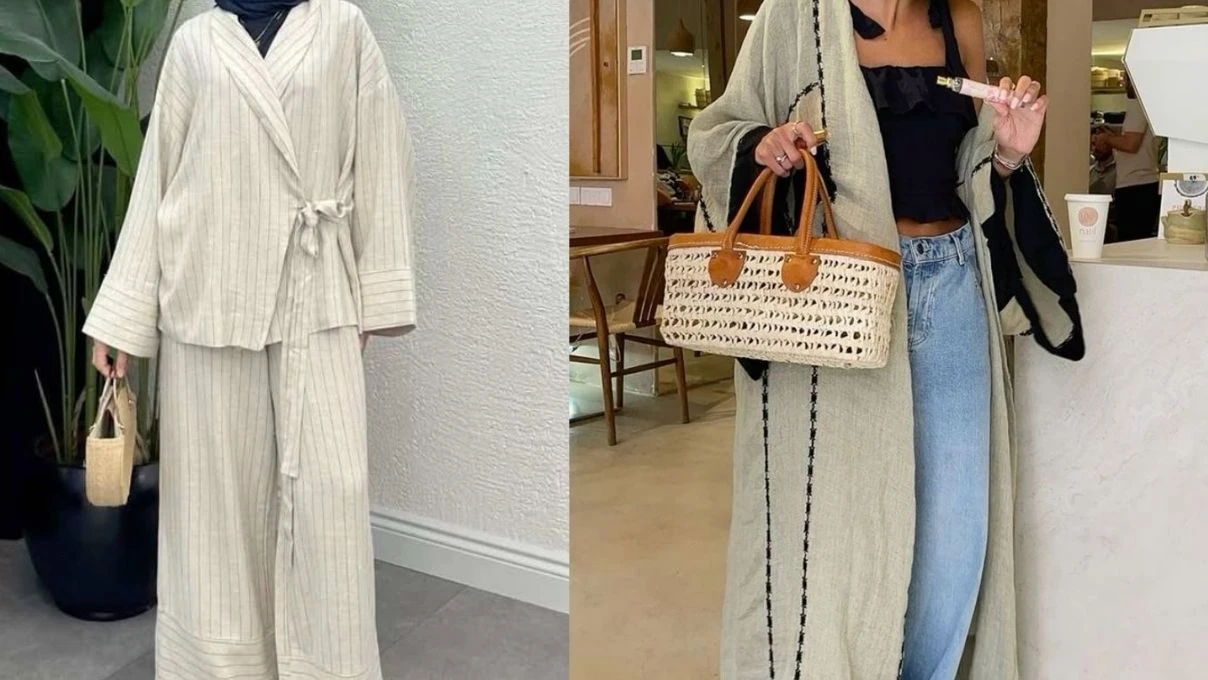 Sahillerde şıklığınızı 2 katına çıkaran kimono modelleri 2025!