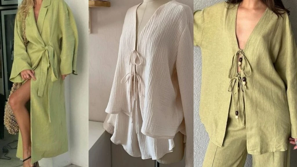 Sahillerde şıklığınızı 2 katına çıkaran kimono modelleri 2025!
