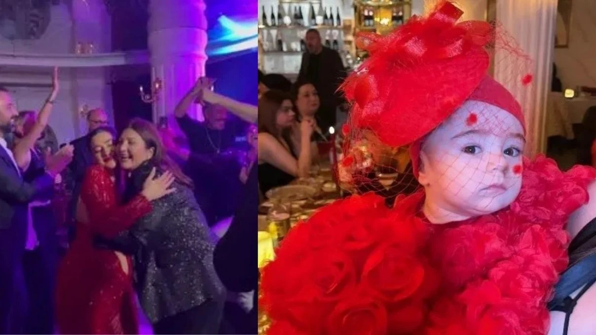 Hüsnü Şenlendirici ikinci kez dede oldu! Davullu zurnalı kutlama yapıldı