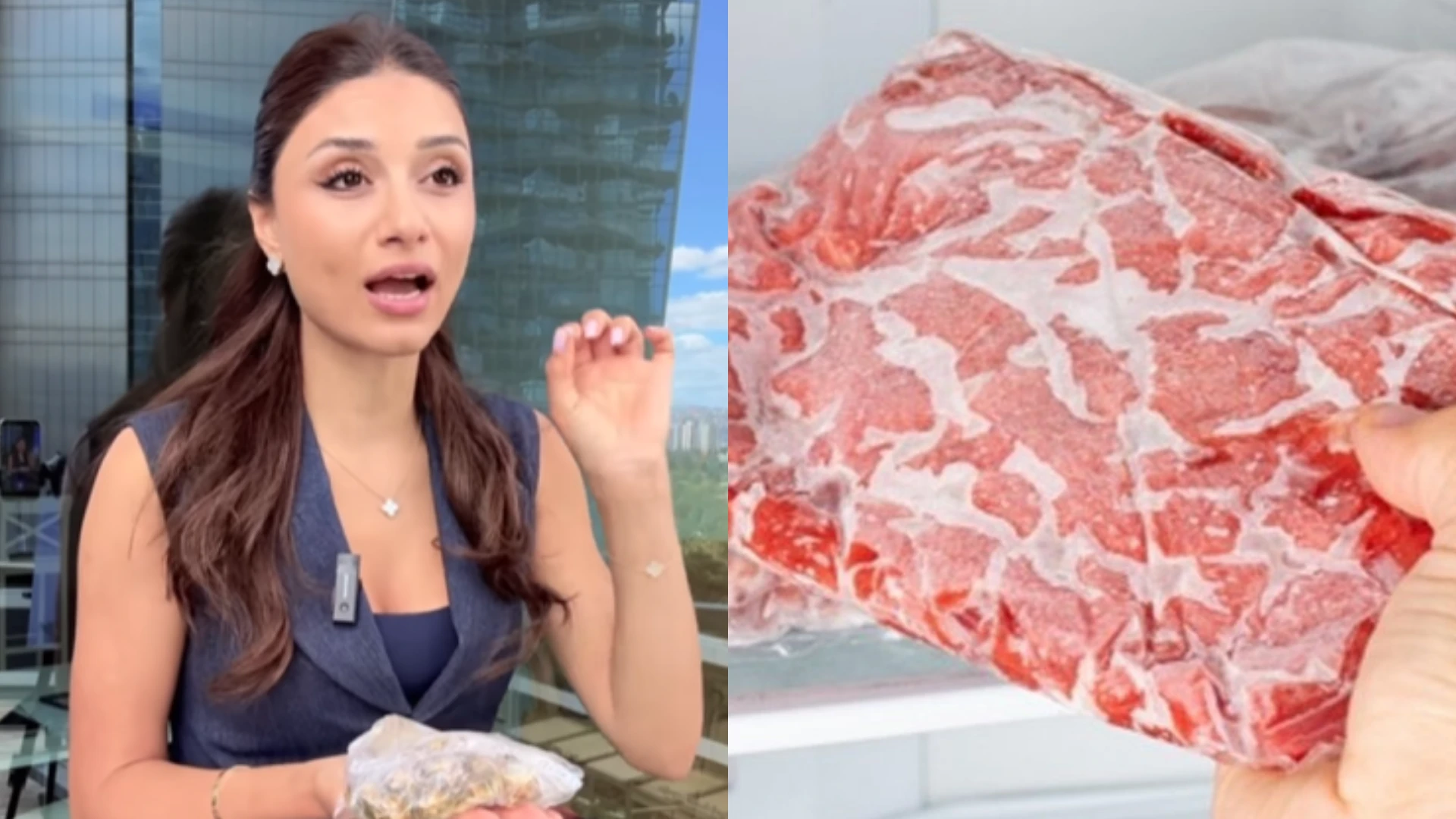Donmuş gıdayı böyle çözdüren yandı! Büşra Çalışkan’dan en güvenli yöntem