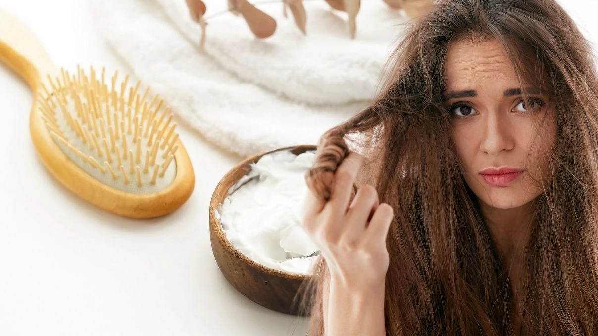 Kışın elektriklenen saçlar için en etkili ev yapımı bakım maskesi!