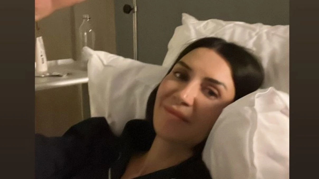 Ahu Yağtu hastane odasından paylaştı! Ünlü oyuncuya beyin anevrizması teşhisi konulmuştu