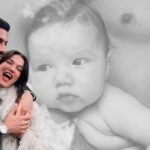 Pınar Deniz ve Kaan Yıldırım çifti oğulları Fikret Hakan’ın yüzünü ilk kez gösterdi!