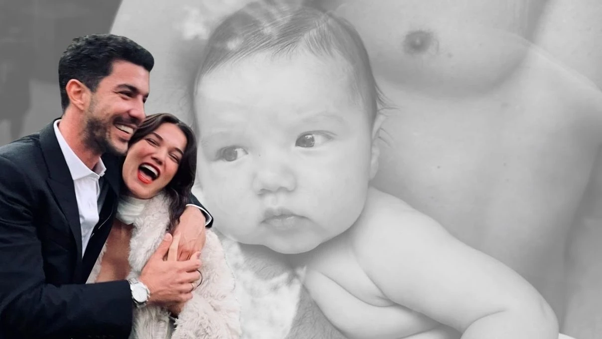 Pınar Deniz ve Kaan Yıldırım çifti oğulları Fikret Hakan’ın yüzünü ilk kez gösterdi!