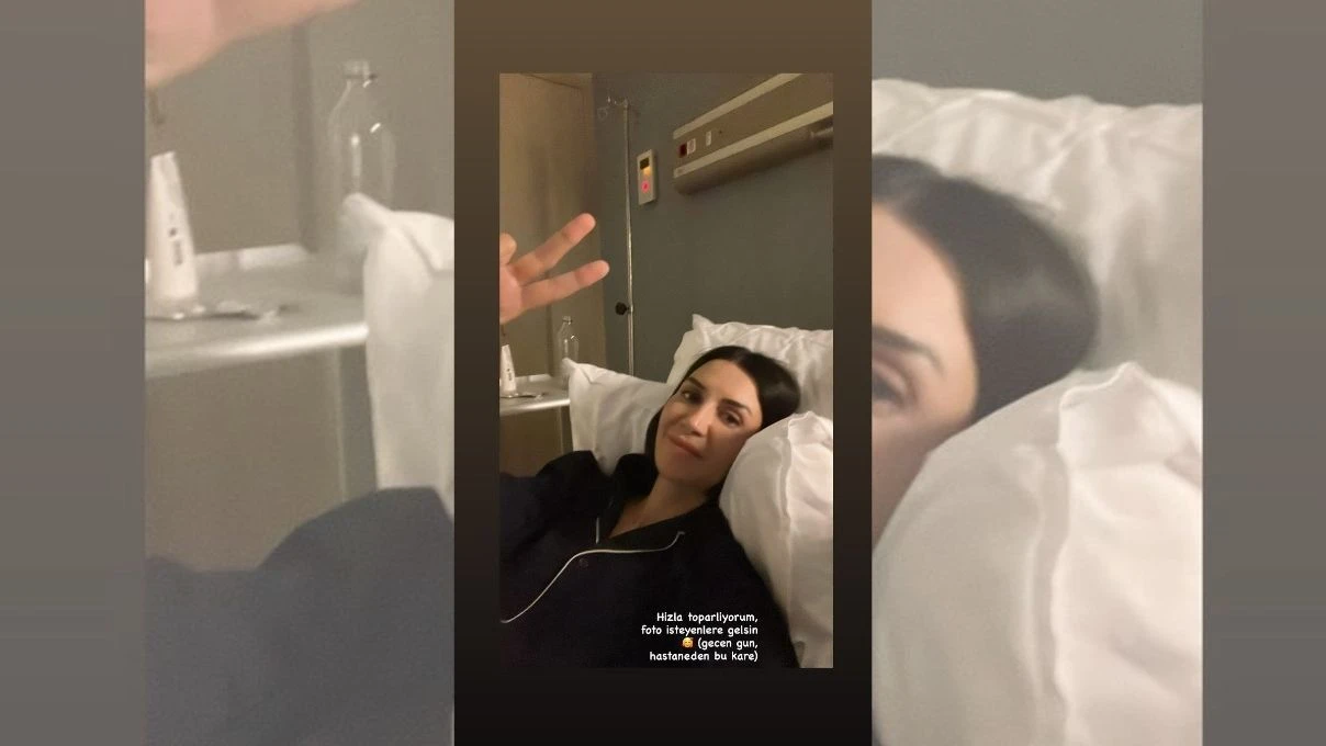 Ahu Yağtu hastane odasından paylaştı! Ünlü oyuncuya beyin anevrizması teşhisi konulmuştu