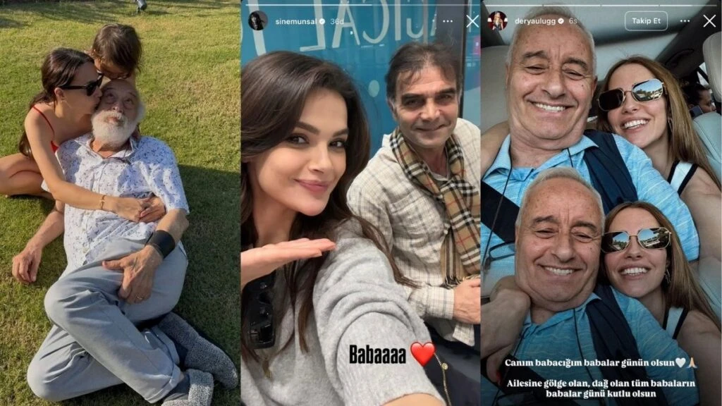 Ünlü isimlerin ‘Babalar Günü’ paylaşımları! Listede yok yok