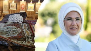 Bursa ipeği Emine Erdoğan sayesinde New York’ta tanıtıldı! Damga vuran anlar
