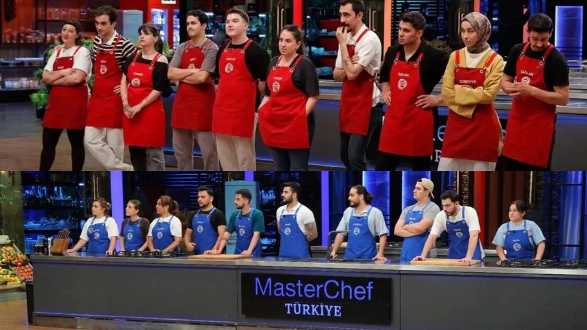 MasterChef 1 Eylül 2025 kaptanlık oyununu kazanan takım kim? MasterChef mavi ve kırmızı takım yarışmacıları! 10 Adsiz tasarim 61 6