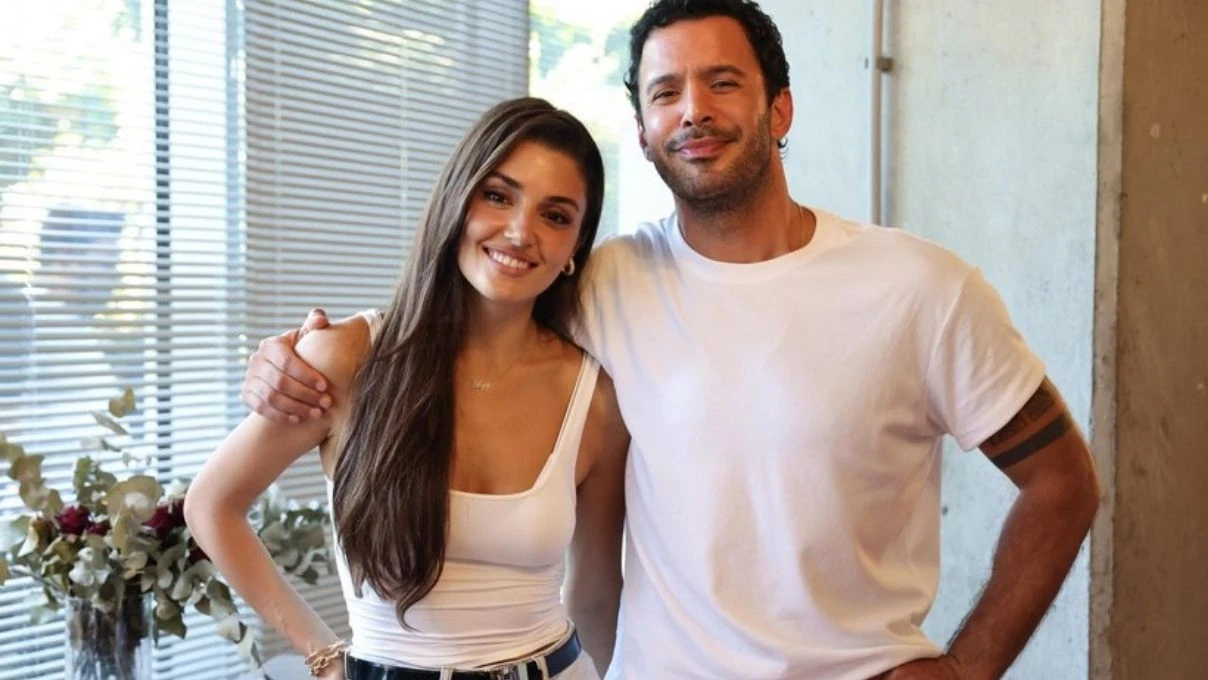 Baris Arduc ve Hande Ercelin basrolunu oynadigi Ask Ve Gozyasi dizisinin dugun sahnesi cekildi Sosyal medyada buyuk begeni topladi