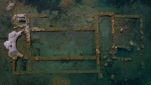 Batik bazilikanin havadan cekilmis goruntuleri