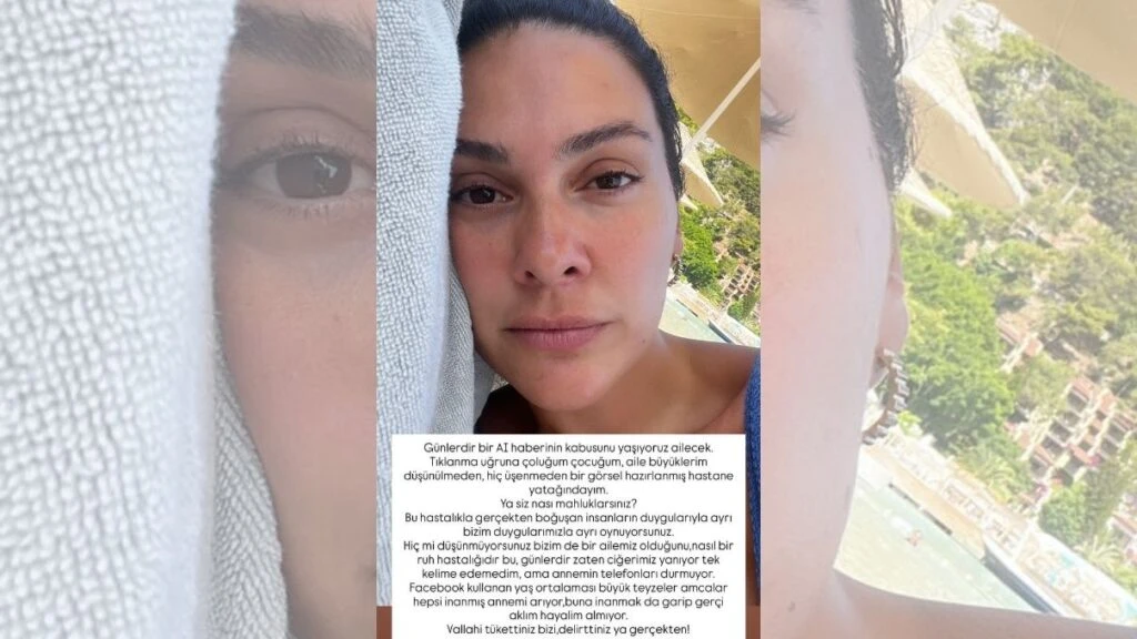 Bergüzar Korel yapay zekâ kurbanı oldu! Hazırlanan görsel aileyi yıktı