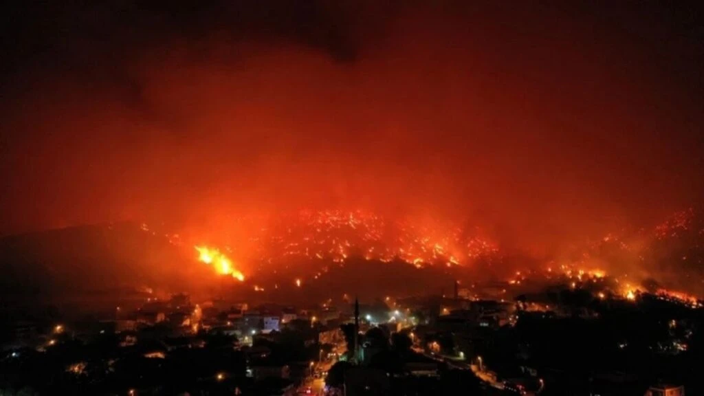 Ünlü isimlerden yürekleri dağlayan Bursa yangını paylaşımı! Ülkenin dört bir yanına ateş düştü