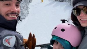Can Bonomo ve Oyku Karayel ciftinin oglu roman kar tatiili