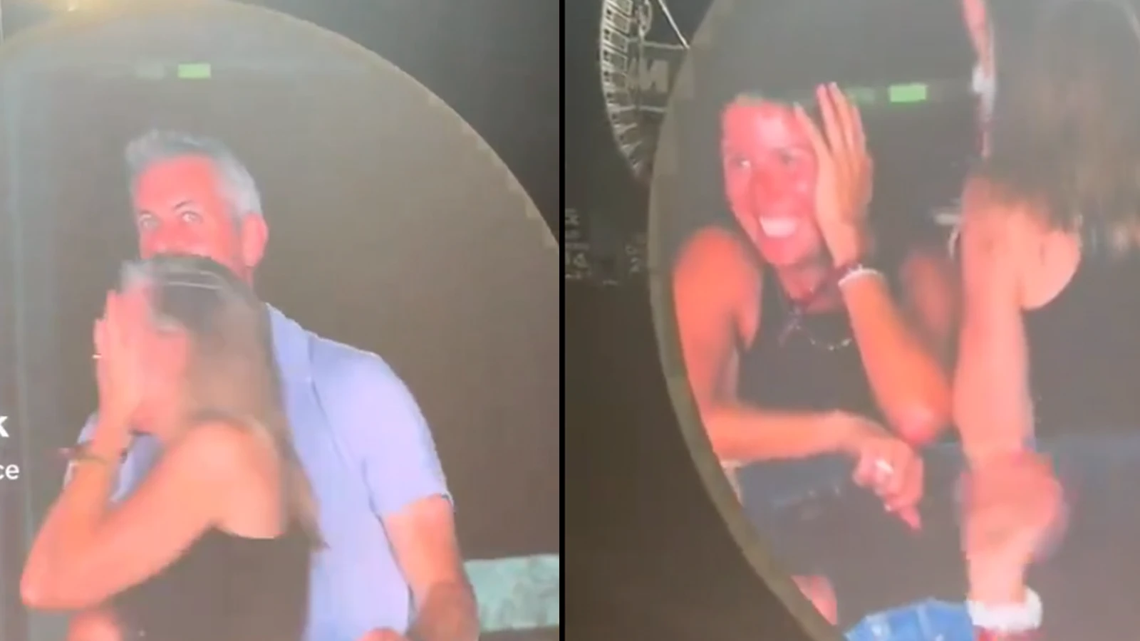 ColdPlay festivalinde skandal goruntu Evli olan baskan ile calisanin samimi halleri ekrana verildi