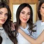 Defne Samyeliden kizlari Deren ve Derin Talu ile anneler gunu pozu verdi
