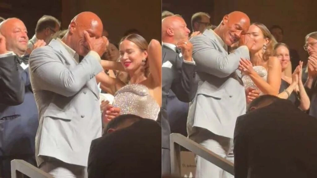 Dwayne Johnson Venedik’te duygusal anlar yaşadı! Dünyaca ünlü oyuncunun filmi 15 dakika boyunca alkışlandı