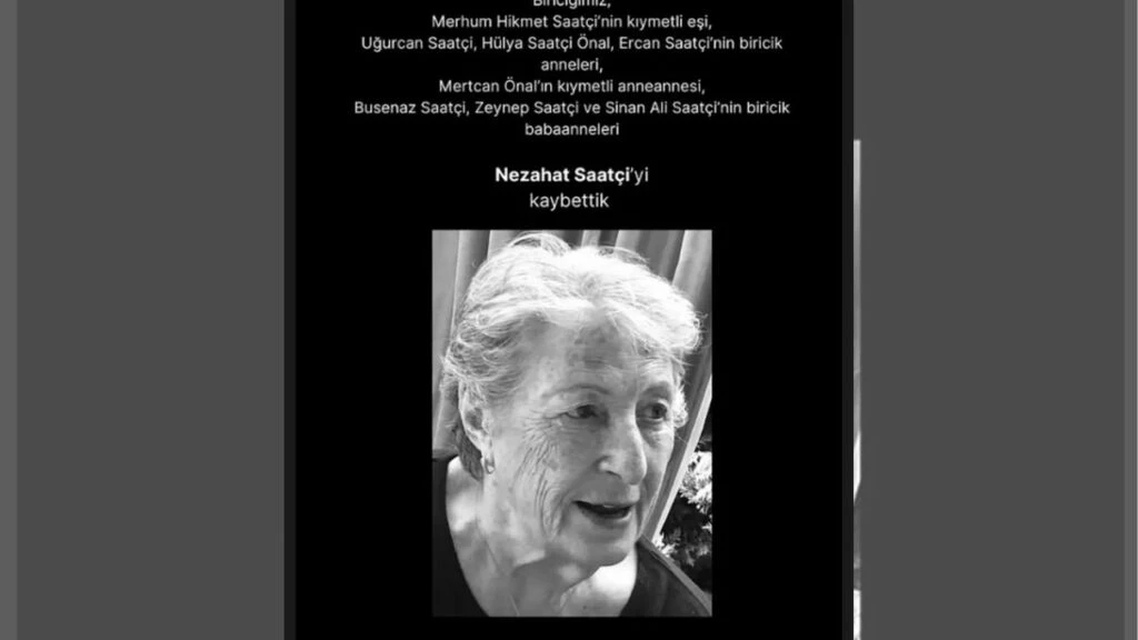 Ercan Saatçi’nin annesi kimdir kaç yaşında? Nezahat Saatçi neden öldü?