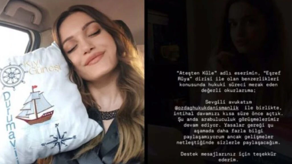 Eşref Rüya dizisinin çalıntı olduğu iddia edildi! Kitabın asıl yazarı Duru Mavii diziye dava açacağını duyurdu