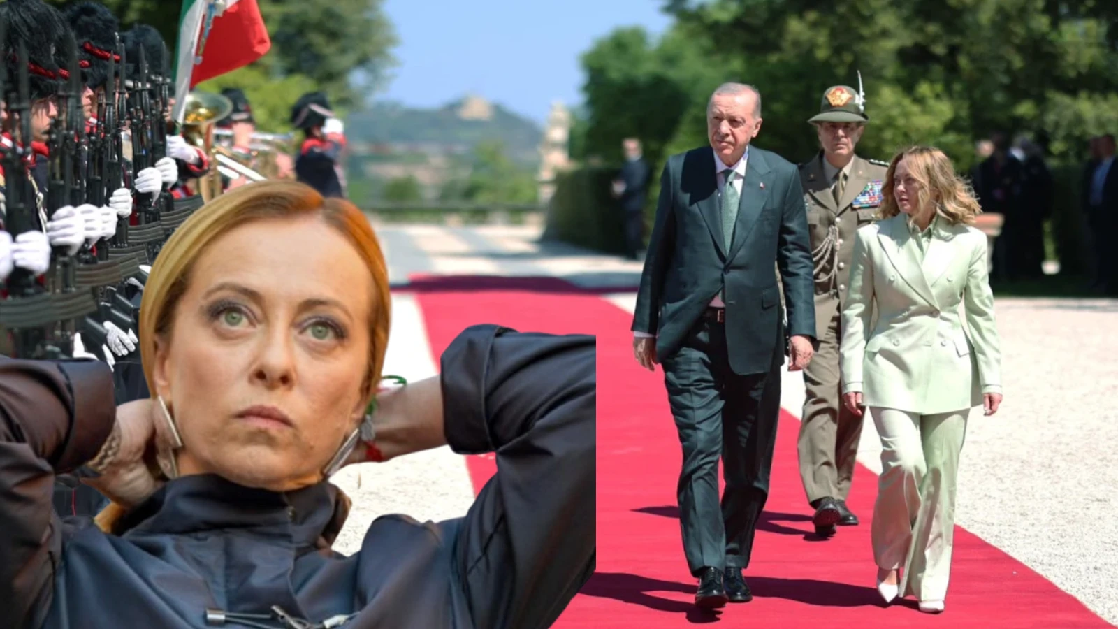 Giorgia Meloninin yesil takimi sosyal medyada gundem oldu Iste yesil renginin anlami