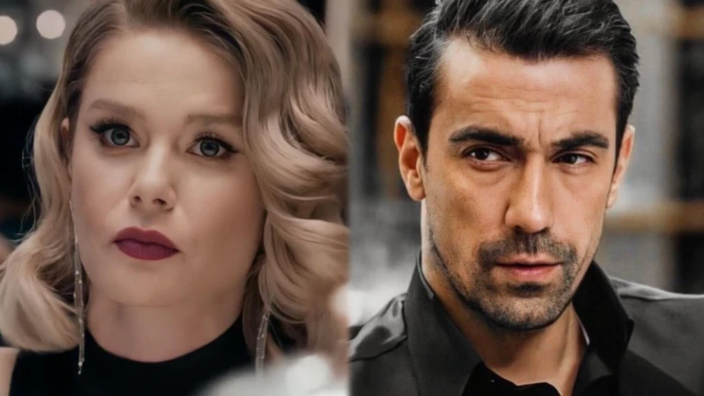 Ibrahim Celikolun Ayna dizisindeki partneri Burcu Biricik oldu