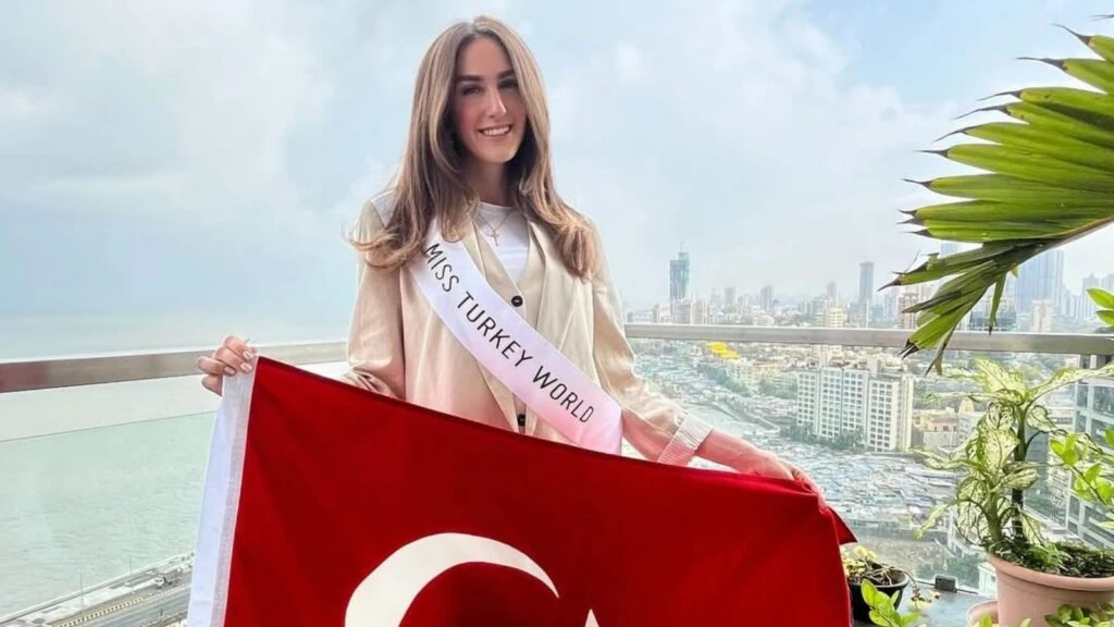 Miss Turkey birincisi İdil Bilgen Miss World yarışması için Hindistan'a gitti!