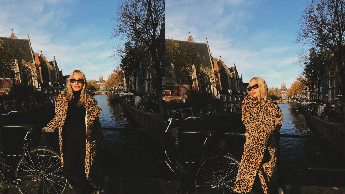 İrem Derici’nin Galatasaray-Ajax maçı için gittiği Hollanda'da başına gelmeyen kalmadı! Polisler peşine takıldı 6 Irem DErici 2 4