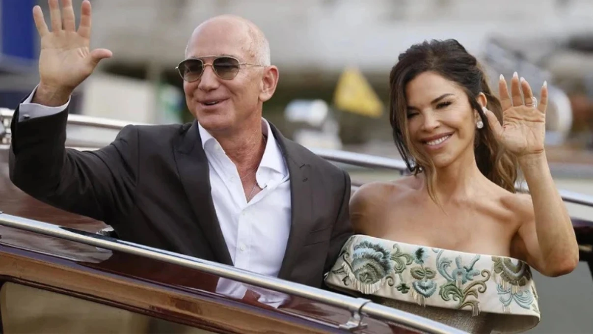 Jeff Bezos ile Lauren Sanchez Venedik’te evlendi! Görkemli düğün beğeni topladı