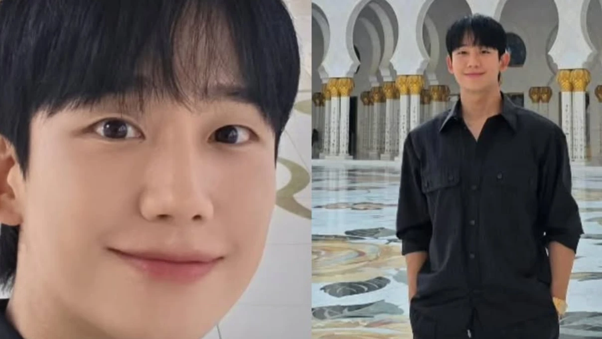 Koreli aktör Jung Hae-In Abu Dhabi’de cami ziyaret etti! O paylaşımlara ilgi büyük oldu 6 Jung Hae In 1