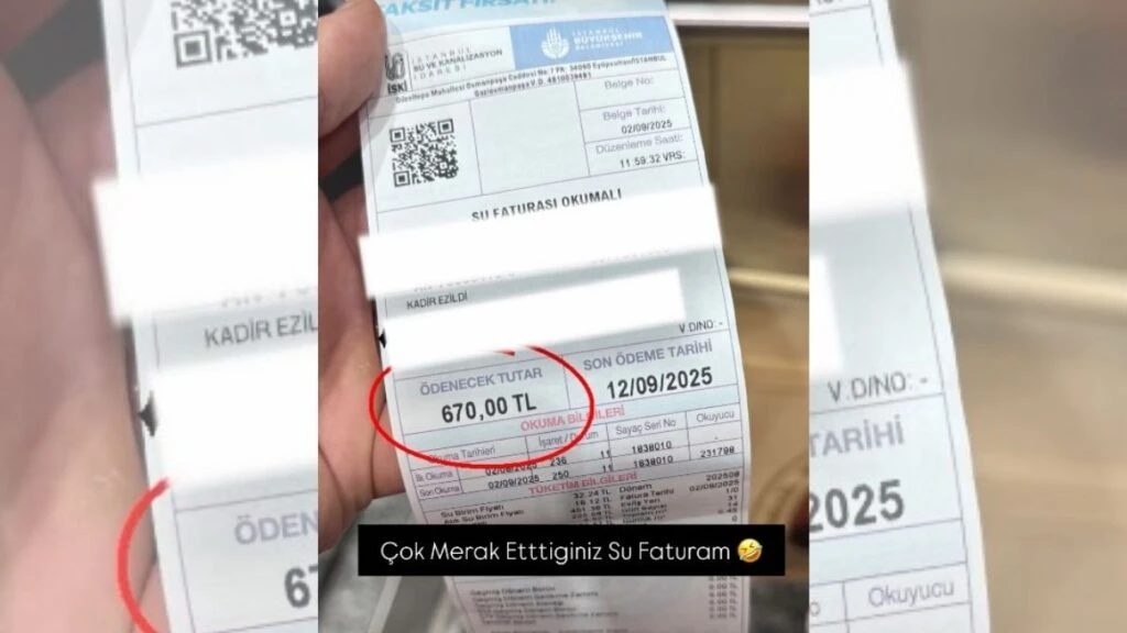 Kadir Ezildi su faturasını paylaştı! Takipçileri gelen faturaya tepki gösterdi