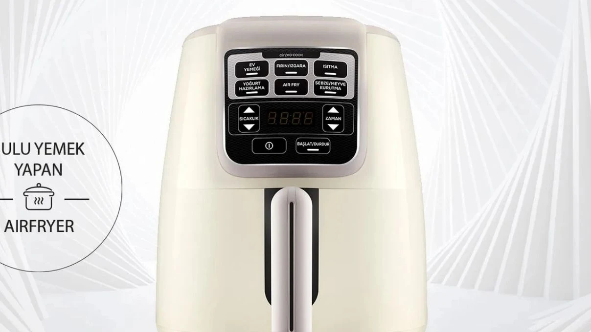 Karaca Air Pro Cook XL 2 in 1 Konusan Airfryer