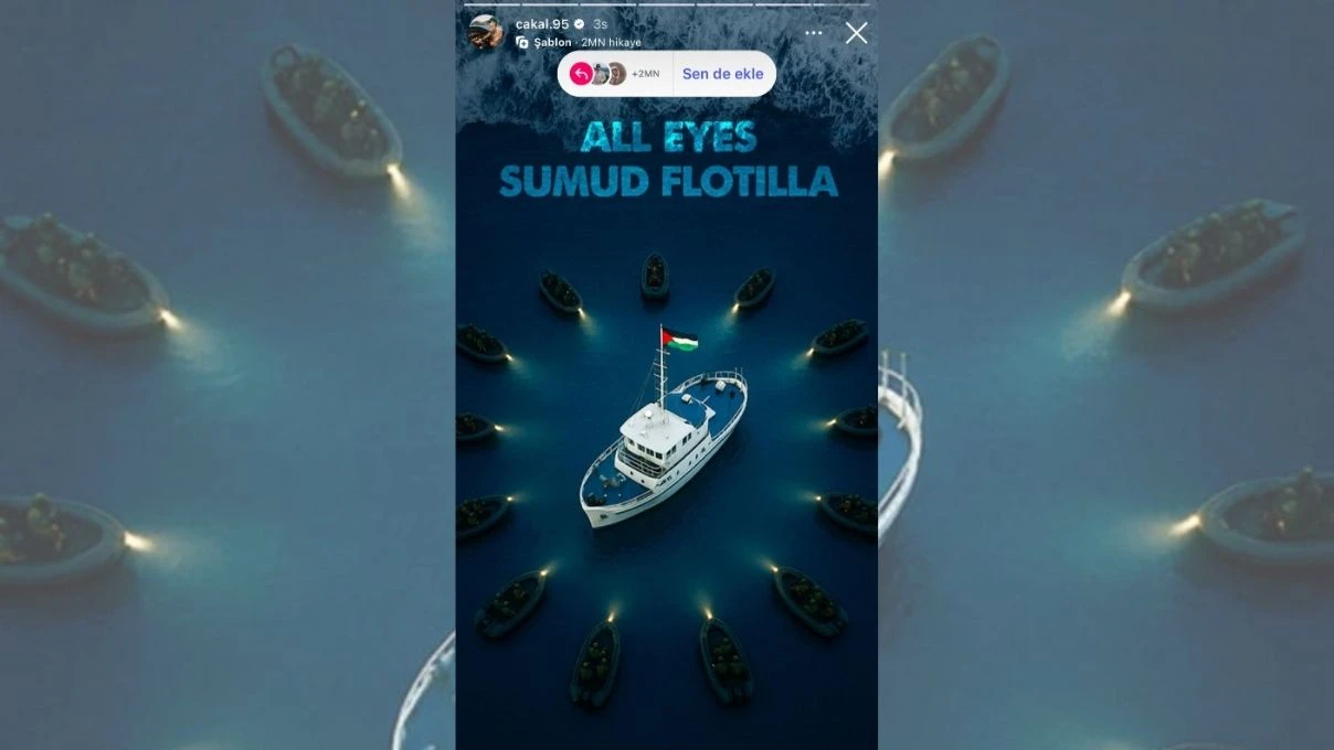 Ünlü isimler Küresel Sumud Filosu’na ses oldu! Paylaşımlar rekor kırdı