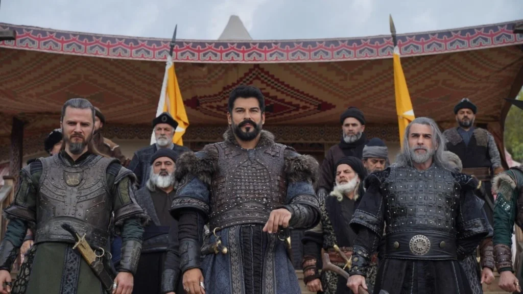 Kuruluş Osman dizisinde dikkat çeken eğitim sahnesi! Turgut Gazi’den alplere unutulmaz ders
