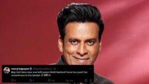 Manoj Bajpayee'den Rohit Basfore veda mesajı