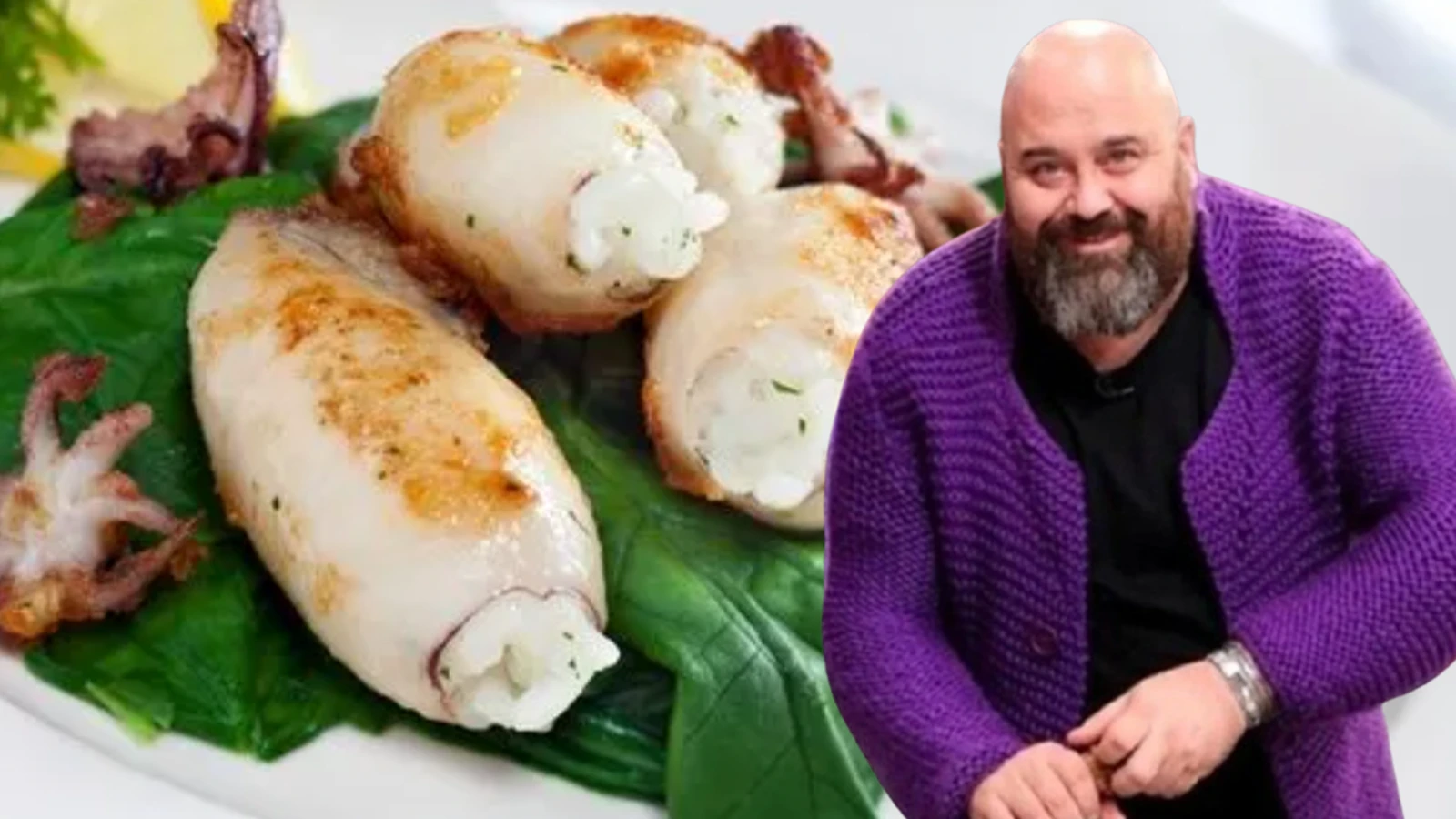 MasterChef Somer Sivrioglundan kalamar dolmasi Tarifi kendi kitabindan verdi boylesini yemediniz