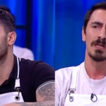 MasterChefte buyuk kavga Sezer ve Baris birbirine girdi dussun su verirsem namerdim